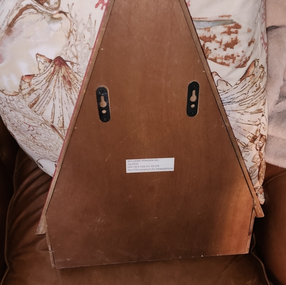 William and Sonoma Rustic and Charming Wooden Cubbied Cottage Advent Calendar - Picture 5 of 5